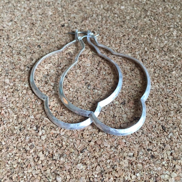 Silver Quatrefoil earrings - Picture 2 of 4